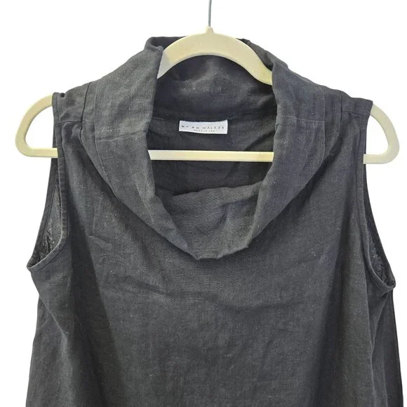 Bryn Walker 100% Linen Cowl Neck Sleeveless Top Size XS/S - Picture 5 of 6